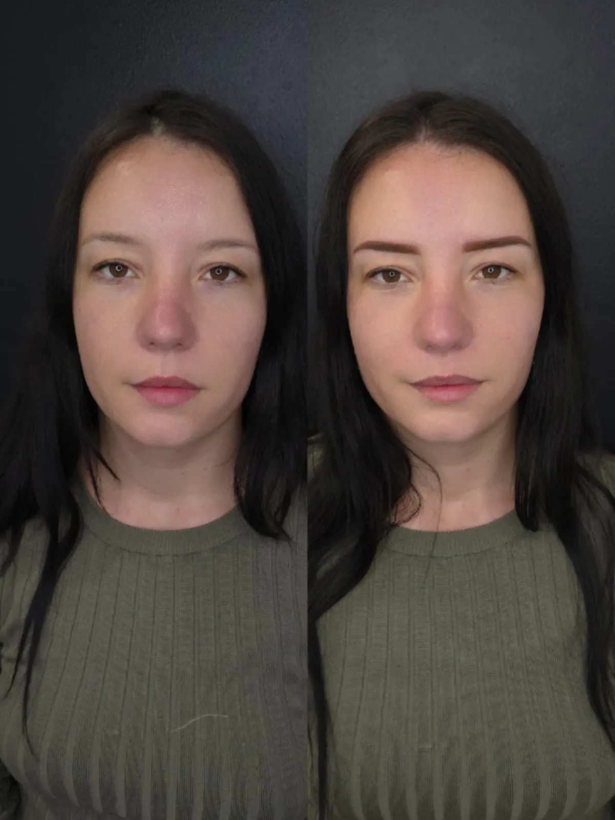 După procedura de Powder Brows — Galina VGV Studio Medgidia